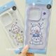 Japanese giikawa chiikawa Korean style Xiaoba Usaqi suitable for Apple iPhone 16 promax macaron candy color edge 14pro transparent anti-fall protection case 15 mobile phone case