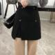 Irregular skirt women's clothing 2025 spring and autumn new fashionable high-waisted slit skirt to make you look slim and hip short skirt