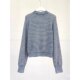 Sweater, fashionable new round neck pullover, classic striped simple casual style, versatile skin-friendly sweater 0.36