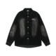 FORNINES used washing corduroy long-sleeved shirt men and women fashion brand spring and autumn American retro jacket jacket
