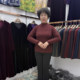 
Middle-aged mother wears a half-high neck long-sleeved T-shirt for women in autumn and winter, fashionable base shirt for women in 40-50 years old
