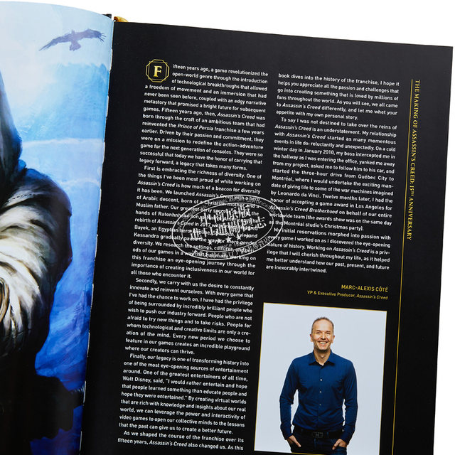 The 15th Anniversary Edition of Assassin's Creed the Luxury Edition The Making OF Assassins Creed 15th Anniversary English Original Ubisoft Game Setting Collection Collection of the Merchants?