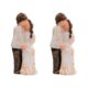 Micro landscape creative realistic kissing couple doll diy decoration crystal ball accessories mini desktop small ornaments
