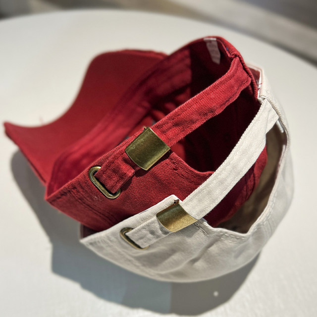 Retro rough edge frayed baseball hat for men and women Korean style street wear curved brim peaked cap summer sun protection hat