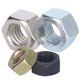 Grade 8 black, blue, white, zinc, color galvanized, nickel plated hexagon nut fine tooth locking screw cap m3m4m5m6m8m36
