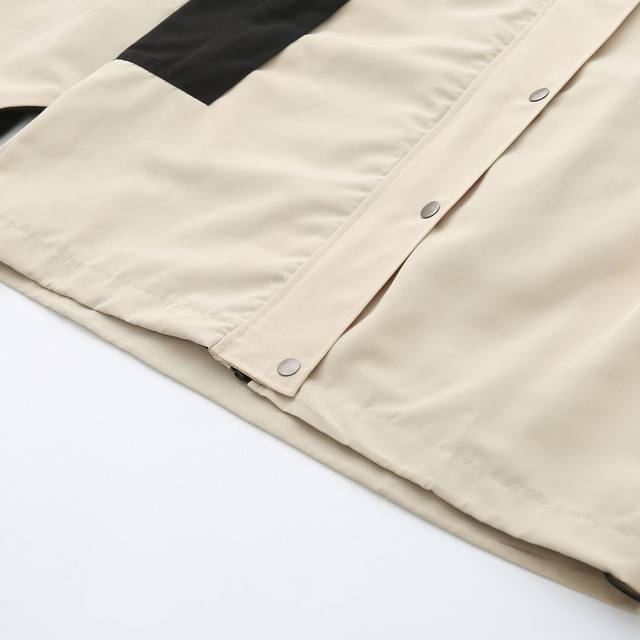 Extra large size women's clothing 200Jin [Jin equals 0.5kg] fat mm autumn and winter loose slimming color-blocked jacket casual hooded cardigan jacket trendy