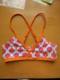 Girls swimsuits single piece sold cross-sling bikini medium and large children's printed triangle leak-proof split tops swimsuit