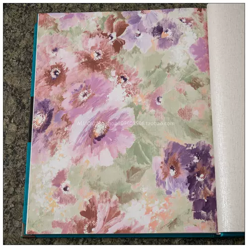 黑色大花壁纸 新人首单立减十元 22年2月 淘宝海外