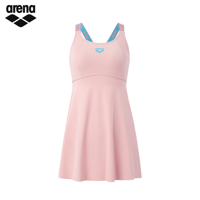 
arena Arena 2025 new women's ribbon series fashionable sports one-piece sleeveless skirt spa swimsuit
