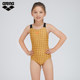 Arena Ares' 50th Anniversary Special Children and Girl Classic Orange LOGO Conjusite Triangle Swimsuit is comfortable