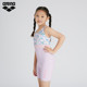 arenaAriana Flower World Series Cute Sleeveless One-piece Boxer Swimsuit for Big Children and Girls Comfortable Swimwear