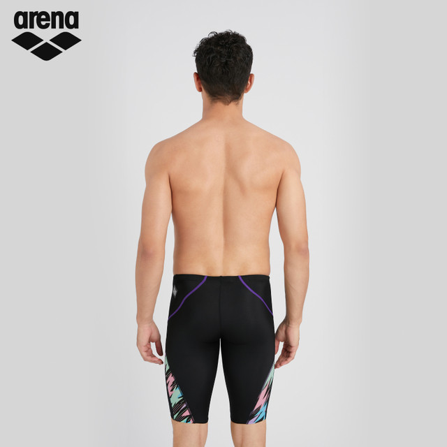 
arena Arena 2025 new men's competitive professional training sports close-fitting five-point knee-length swimming trunks