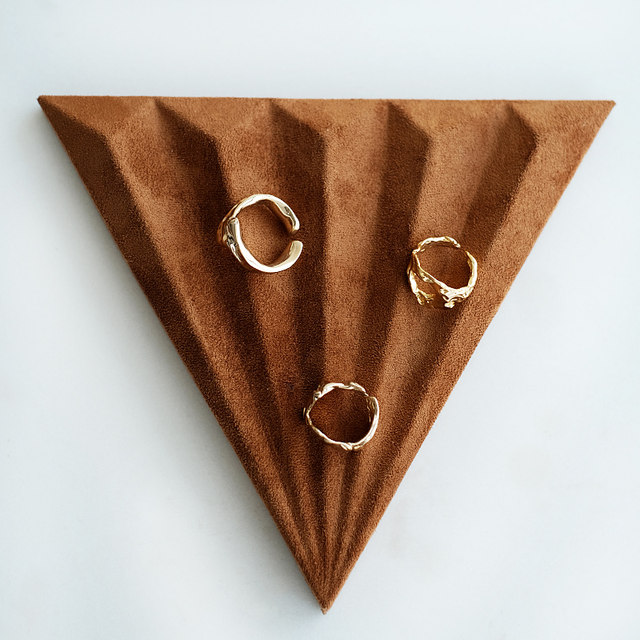 Jewelry display stand Maillard style ring earring storage plate store jewelry display photo prop ornaments