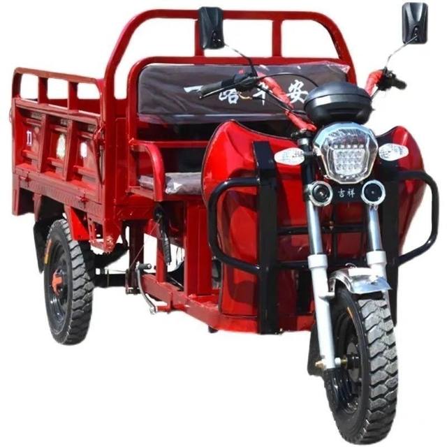 New Suzuki Powered Gasoline Tricycle Agricultural Fuel Small Household Load King Freight Tricycle