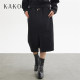 Kako loose and versatile waist lace -up skirt 2024 autumn and winter new product skirt
