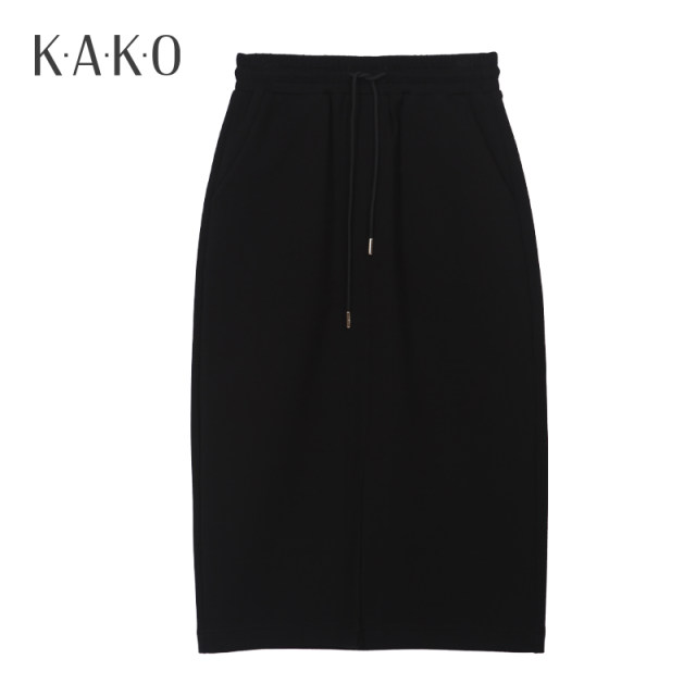 Kako loose and versatile waist lace -up skirt 2024 autumn and winter new product skirt
