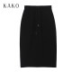 Kako loose and versatile waist lace -up skirt 2024 autumn and winter new product skirt
