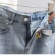 
Summer mid-length denim skirt for women 2025 loose slimming back slit skirt fashionable and versatile casual A-line skirt