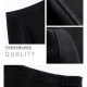 Black skirt for women in spring, summer and autumn mid-length slit suit A-line long skirt for small wool hip skirt winter trend