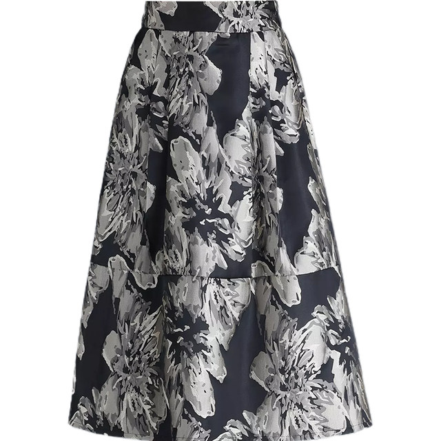 2025 new skirt for women in spring and autumn pleated skirt for mid-changchun high waist large size pockets to make you look slim and elegant A-line skirt