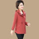 Mom Spring and Autumn Coat 2025 New Style Middle-aged and Elderly Trench Coat Women's Top Middle-aged Women's Autumn and Winter Casual Outdoor