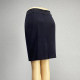 Navy blue skirt short skirt for women 2024 high waist slim versatile professional outfit one-step skirt straight skirt hip-cover skirt