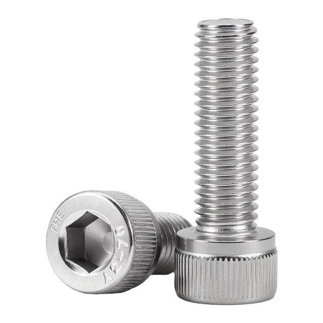 Dongming 304 stainless steel hexagon socket bolt cylindrical head screw knurled cup head M12M14M16M20M24