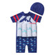 Children's swimsuit boy boy baby girl buoyant swimsuit skirt one-piece cute swimming sports equipment