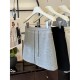 New high-waisted skirt knitted hip-covered skirt invisible pocket anti-exposure sports and casual skirt