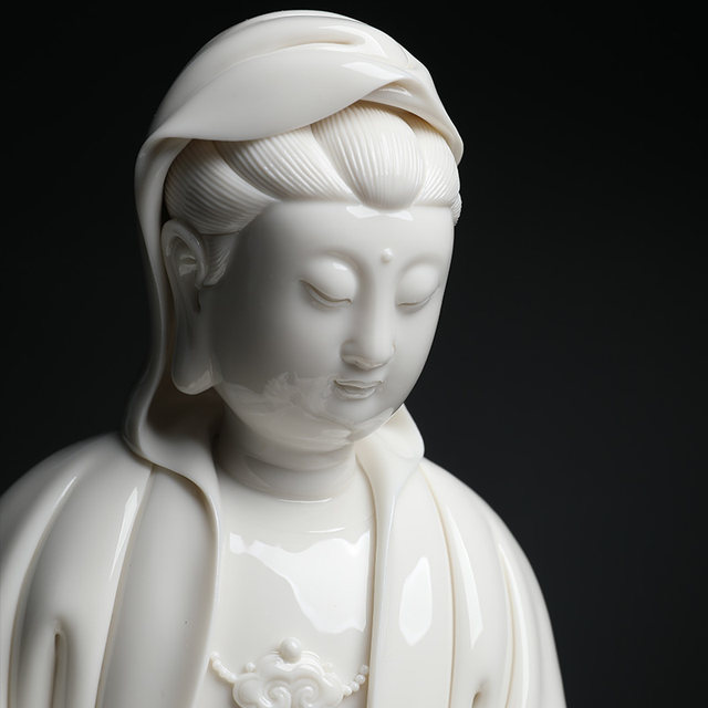 Dai Yutang Dehua white porcelain Provincial master Lin Jianping ...