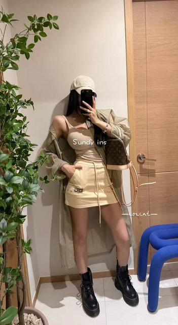 South Korea Dongdaemun Purchase 24 Summer Hot Girl Personalized High-Wait Drawstring Digital Printed Hips Casual Sports Short Skirt