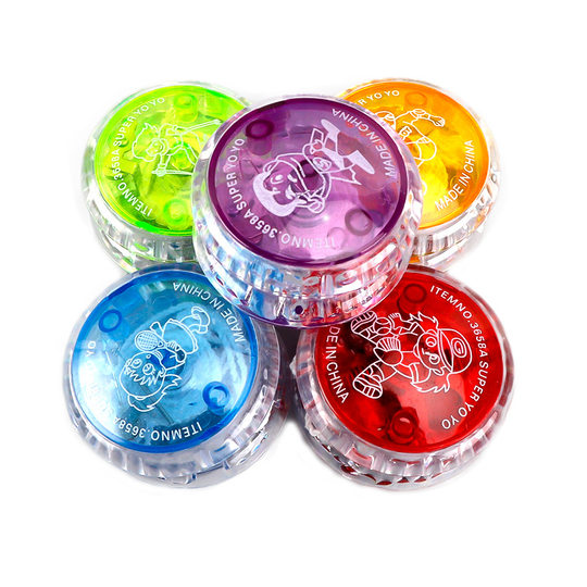 Glowing yoyo yo ball yoyo ball gifts for students class prizes for children flash toys small gifts for yo yo