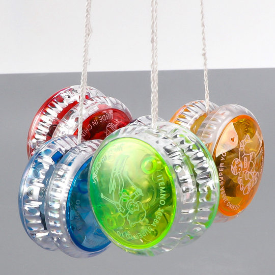 Glowing yoyo yo ball yoyo ball gifts for students class prizes for children flash toys small gifts for yo yo