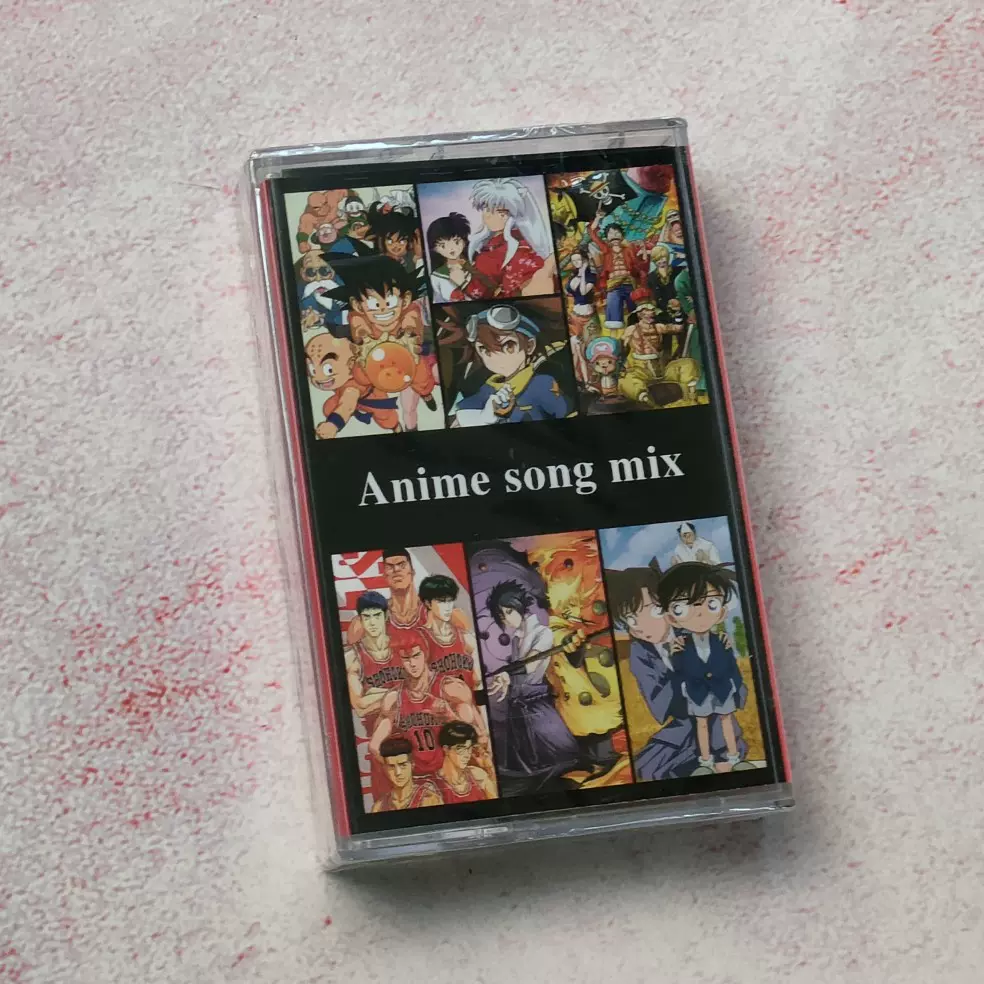 錄音帶日文歌動漫合輯灌籃高手海賊王犬夜叉全新未拆附歌詞本
