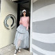 Si four tulle skirt for women with half-body mid-length high waist versatile pleated cake skirt fluffy skirt slim gray tulle skirt
