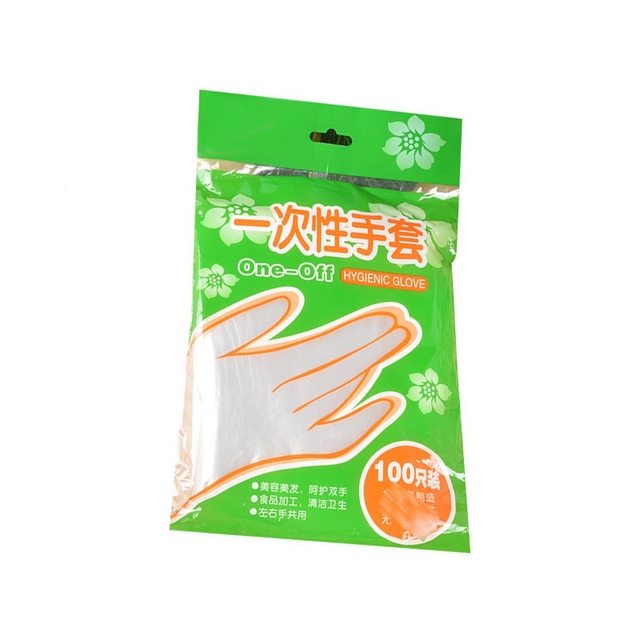 1000 disposable gloves durable food grade catering PE plastic household life grab small bags of fruit eat lobster