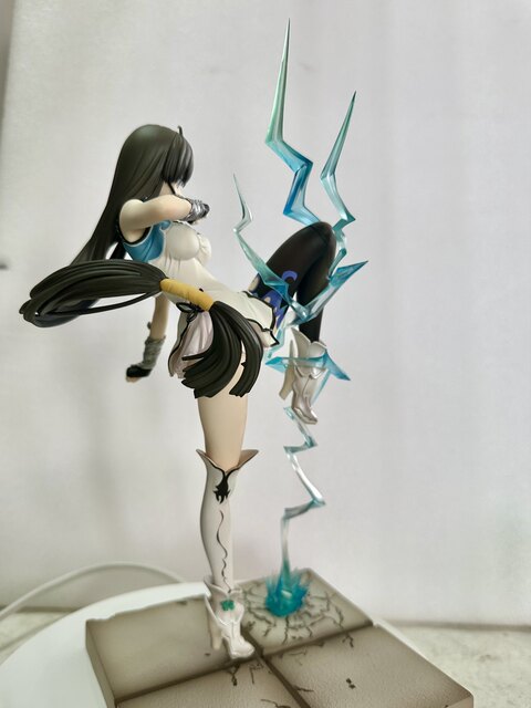 Aquamarine Bright Fighting Blade Duel Thunder Dragon Wang Bailong 1/7pvc Figure Genuine Spot
