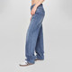 Lee25 Spring and Summer New Product 429 Standard Mid-waist Straight Foot Medium Blue Jeans Trendy