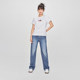 Lee25 Spring and Summer New Product 429 Standard Mid-waist Straight Foot Medium Blue Jeans Trendy