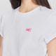 
Lee25 spring and summer new product slim fit round neck embroidered small logo women's short-sleeved T-shirt trendy LWT009873207