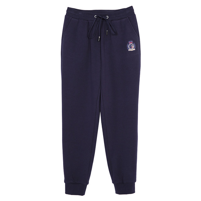 Milanden middle-aged and elderly mothers' casual velvet warm leggings women's autumn and winter new high-waisted sweatpants thickened