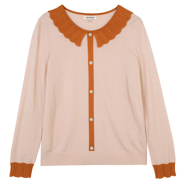 Milanden middle-aged and elderly mother's clothing 2025 autumn and winter new fashion sweater women's long-sleeved sweater is comfortable and warm