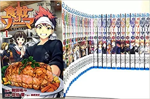 日版 全新 食戟之靈 全36卷 附田祐