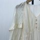 fei2025 spring new product French long-sleeved dress female temperament slim and fresh tea skirt 5258
