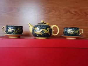 TATUNG 0625 Bone China 蓋碗茶器 - 台湾精品 建窯 免税物品