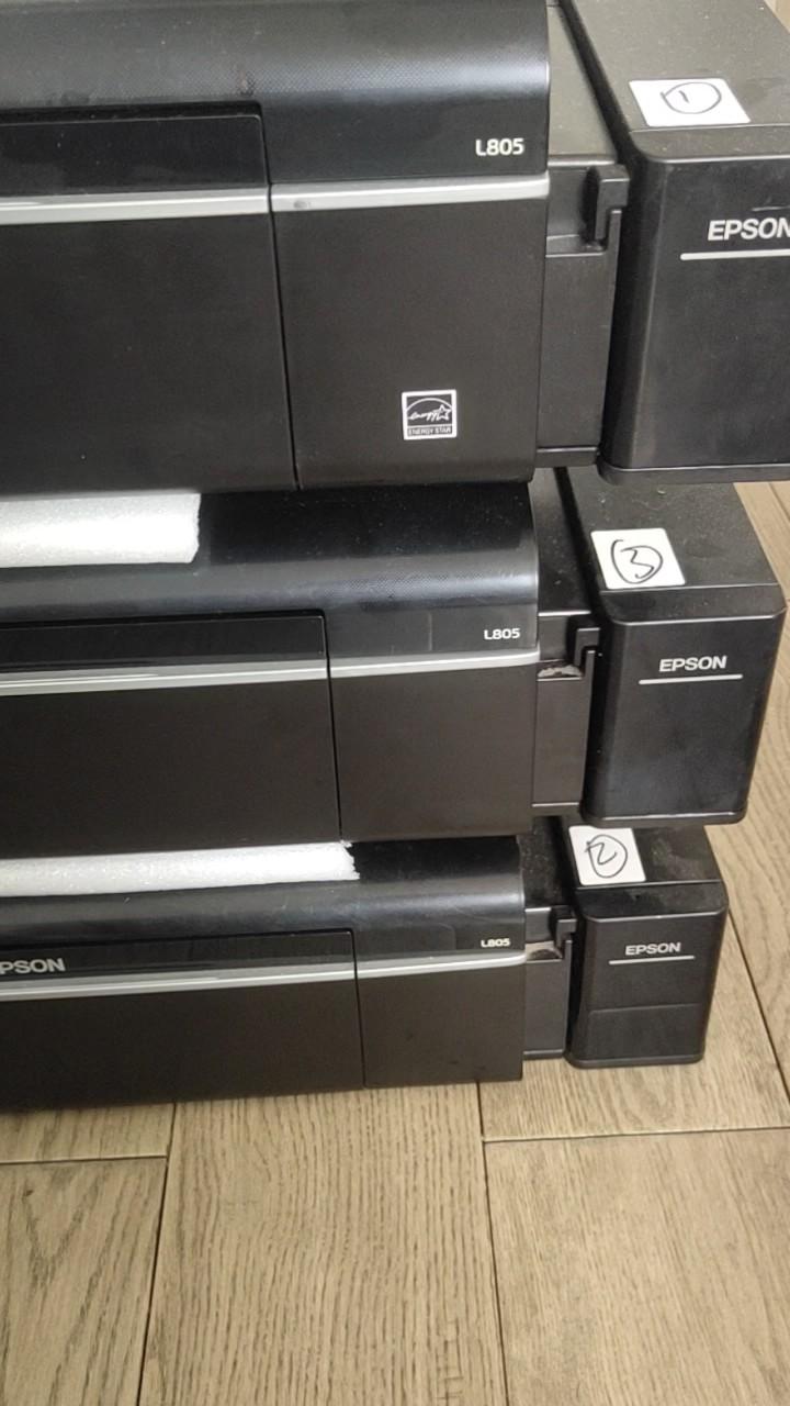 3台爱普生l805打包出,都能正常开机,详细请看图片,售出不