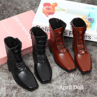 taobao agent Limited time special group BJD doll shoes square boots with heels and short boots, one -point three -point Uncle Uncle Uncle