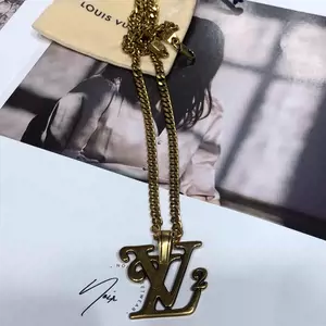 Louis Vuitton MONOGRAM Lv edge necklace mm (MP3003)