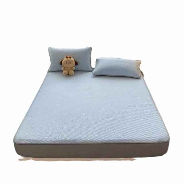 
Category A maternal and infant grade ice bean mat three-piece set ice silk mat foldable washable fitted sheet double bed air-conditioned mat