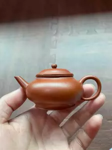 朱泥急須唐物茶道具树樱壺-